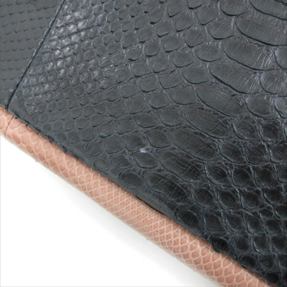 Chloe Bag Crossbody Black Pink Python Leather - image 7